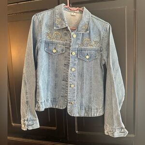 Wanted Blue Jean Jacket Classic Denim Style with Details